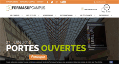 Desktop Screenshot of formasup-campus.com